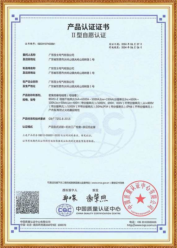 中国II型自愿认证证书