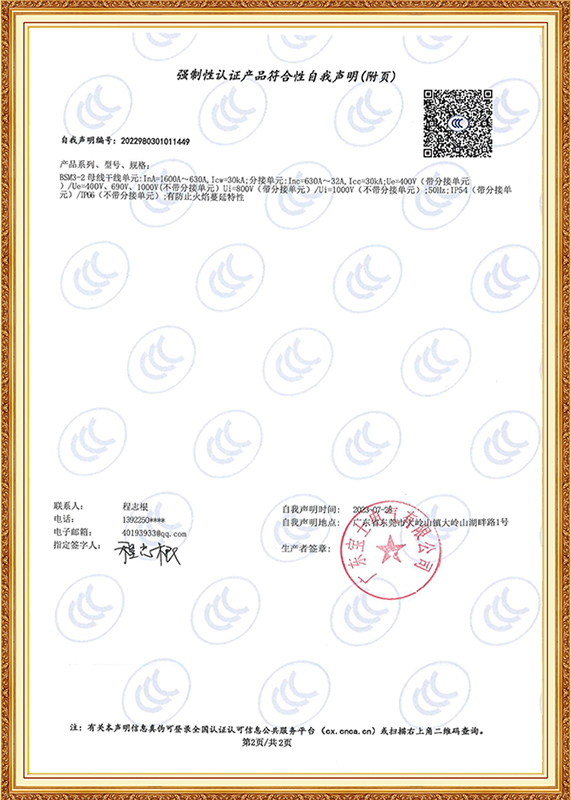强造性认证产品切合性自我申明