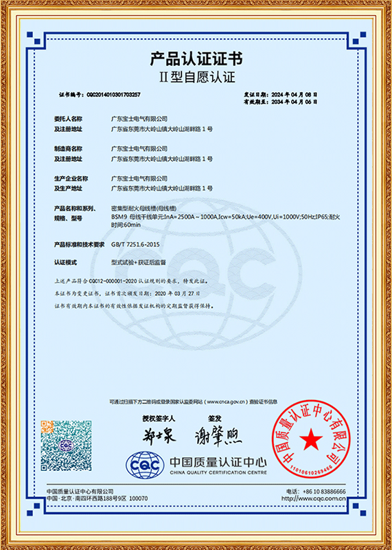 中国II型自愿认证证书